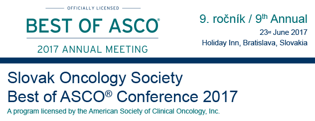 Slovak Oncology Society Best of ASCO Conference 2017